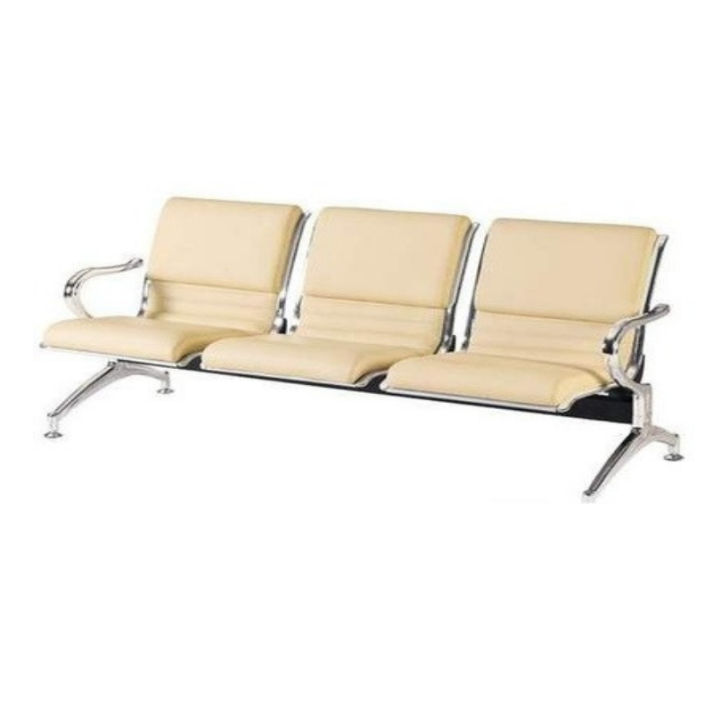 Deluxe Waiting Chair (Beige Cushion)