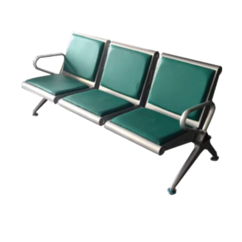 Regular Waiting Chair (Green Cushion)